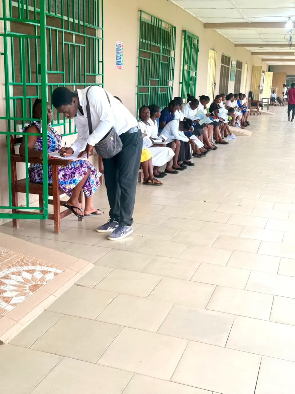 New applicants preparing for their interview